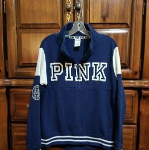VS Pink quarter zip sweatshirt